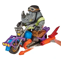 Teenage Mutant Ninja Turtles Chopper Cycle With Rocksteady