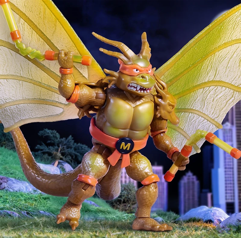 Teenage Mutant Ninja Turtles X Godzilla - Mikey X King Ghidorah