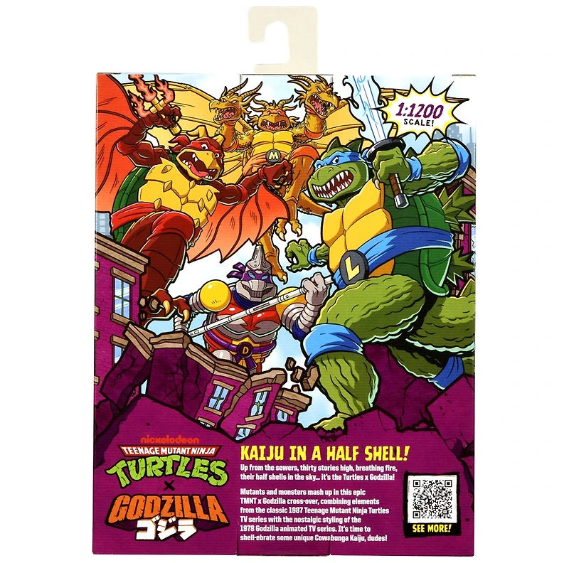 Teenage Mutant Ninja Turtles X Godzilla - Mikey X King Ghidorah
