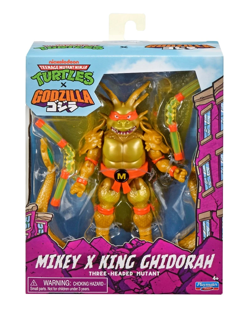 Teenage Mutant Ninja Turtles X Godzilla - Mikey X King Ghidorah