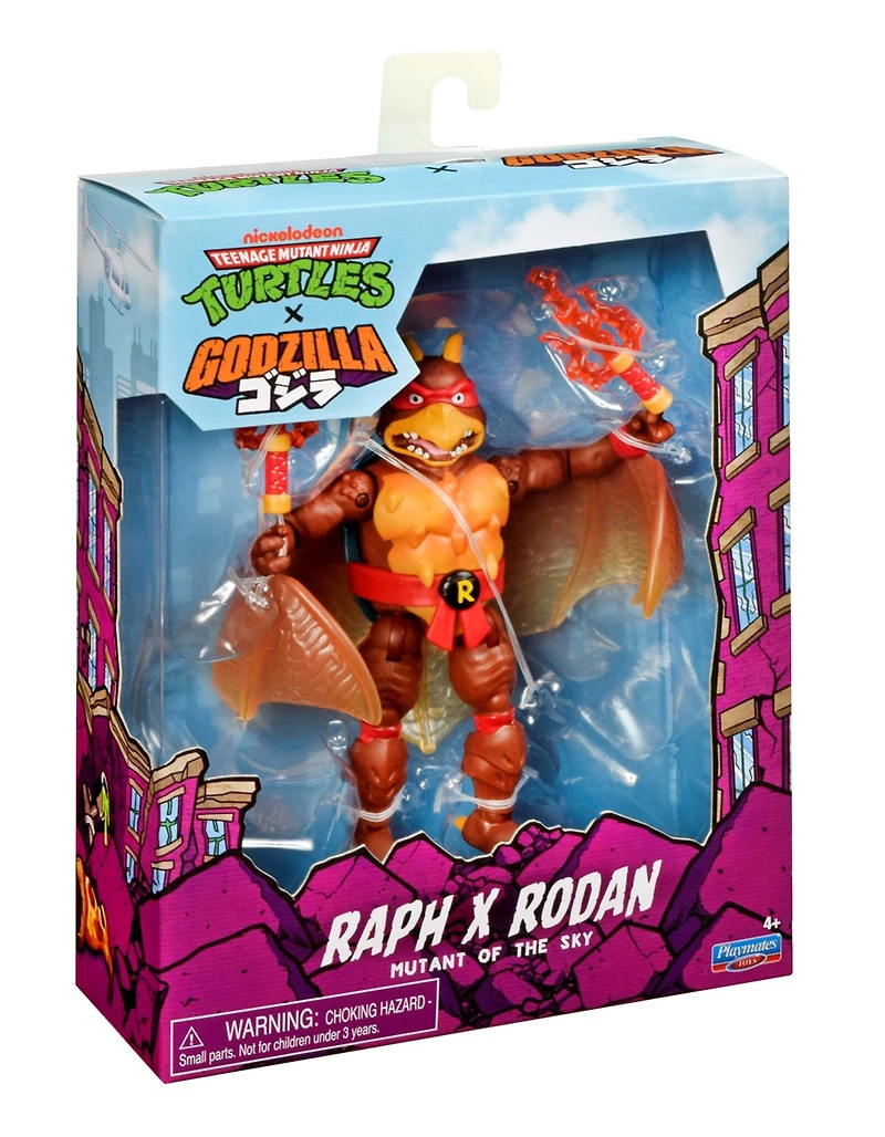 Teenage Mutant Ninja Turtles X Godzilla - Raph X Rodan