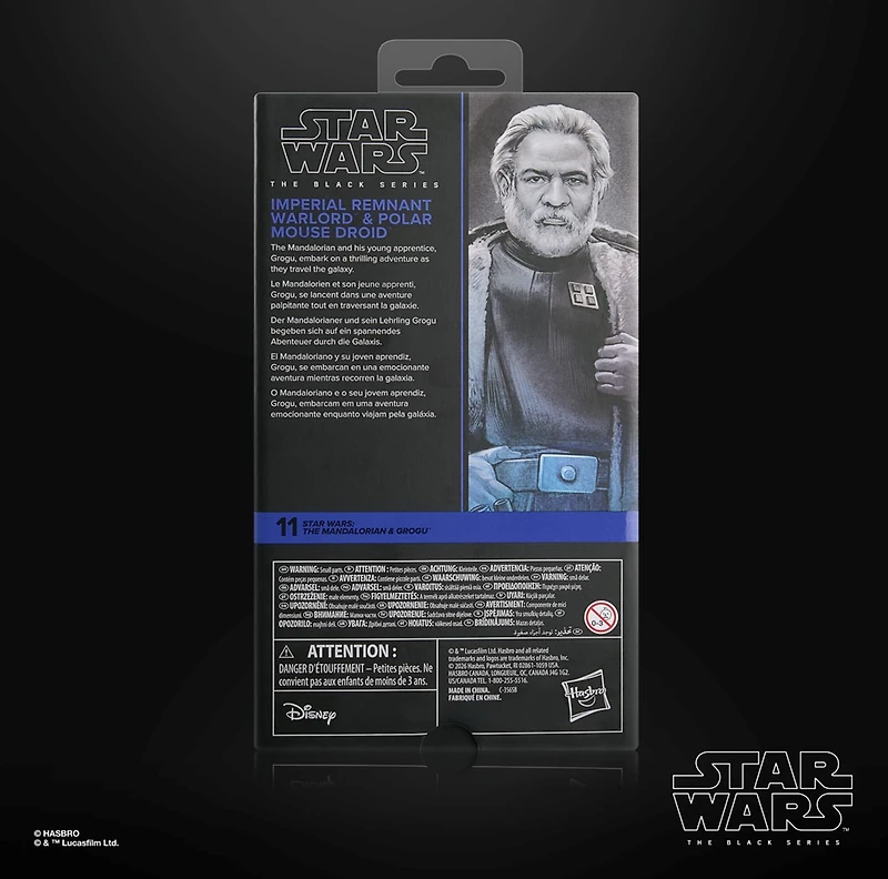 Star Wars The Black Series Imperial Remnant Warlord & Polar Mouse Droid