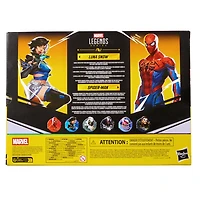 Marvel Legends Series Marvel Rivals Spider-Man & Luna Snow 6-Inch Action Figures