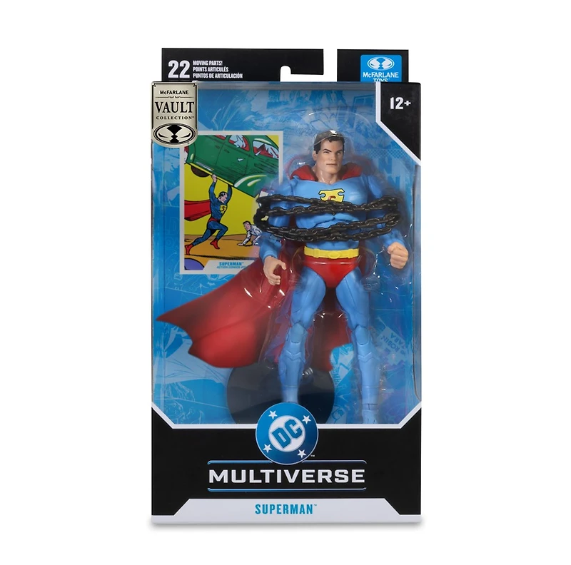 DC Multiverse Superman (Action Comics) 7-Inch Action Figure McFarlane Vault Collection