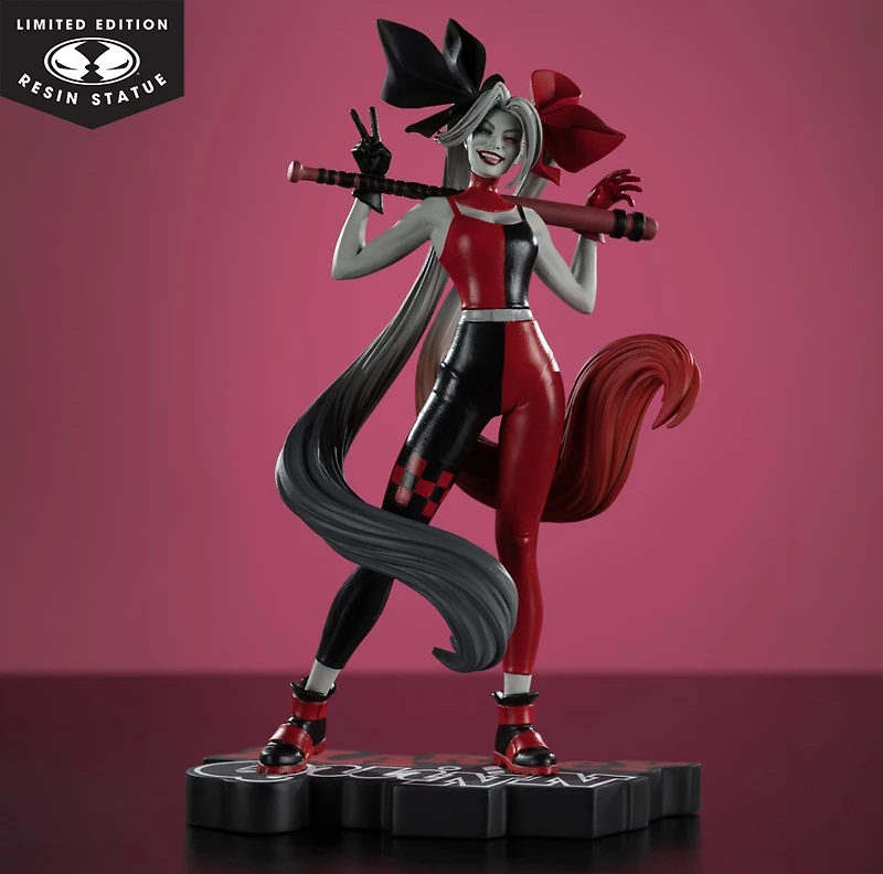 DC Direct Harley Quinn by Alex Garner (Harley Quinn: Red, White & Black) 1:10 Scale Resin Statue