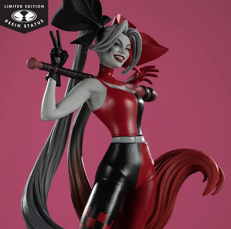 DC Direct Harley Quinn by Alex Garner (Harley Quinn: Red, White & Black) 1:10 Scale Resin Statue