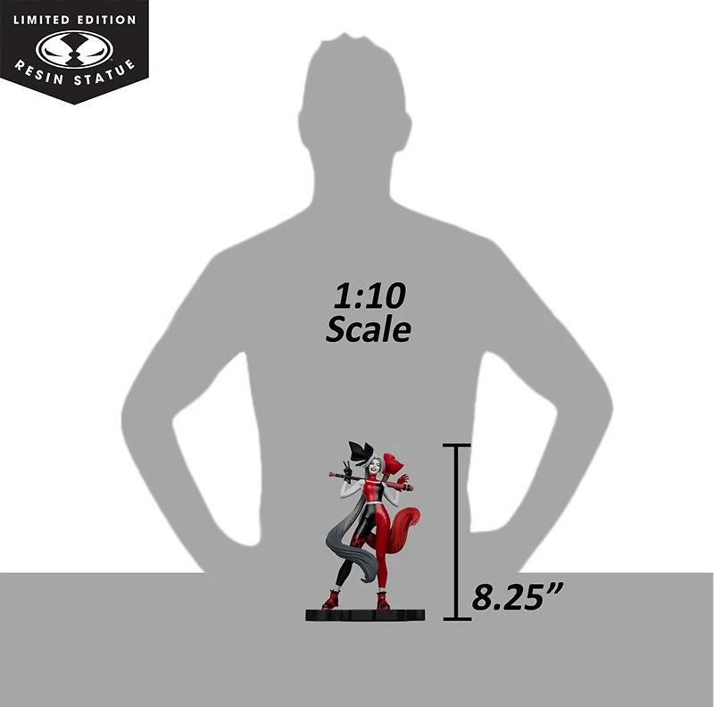 DC Direct Harley Quinn by Alex Garner (Harley Quinn: Red, White & Black) 1:10 Scale Resin Statue