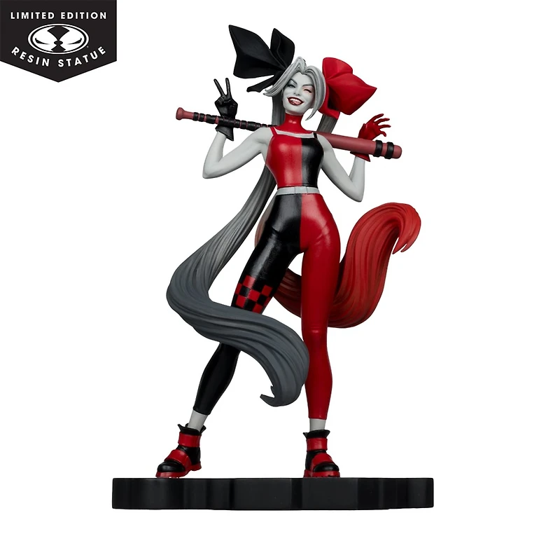 DC Direct Harley Quinn by Alex Garner (Harley Quinn: Red, White & Black) 1:10 Scale Resin Statue