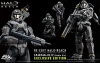 Halo: Reach - 1/12 Scale Spartan-B312 (Noble Six) Action Figure