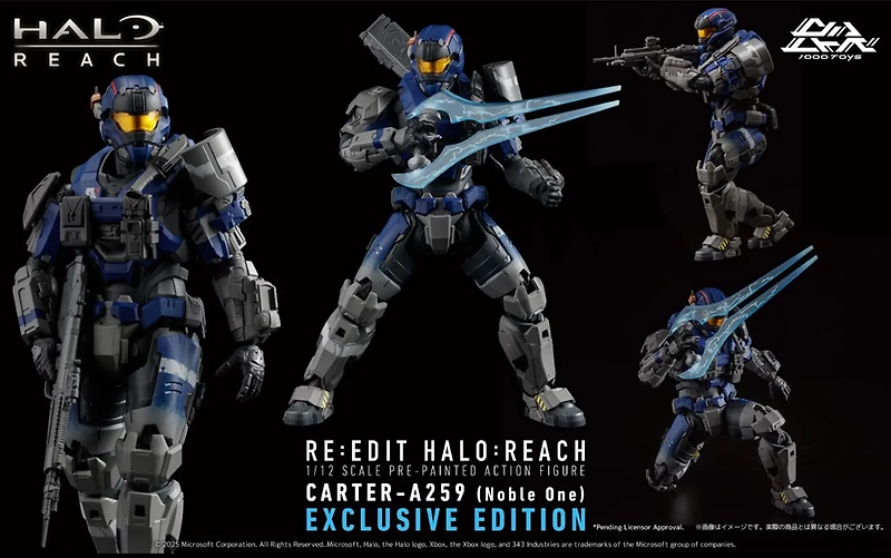 Halo: Reach - 1/12 Scale Carter-A259 (Noble One) Action Figure