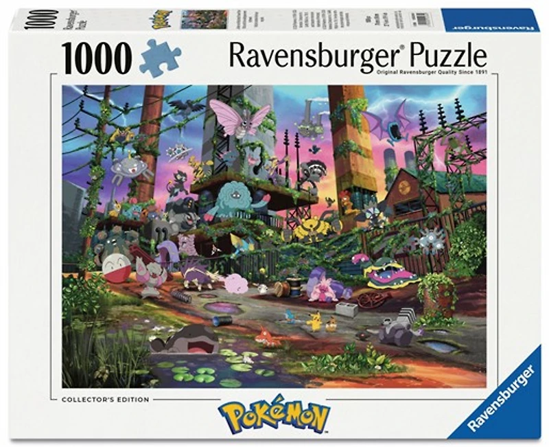 Ravensburger Pokemon Jolteon & Reclaimed Power Plant - 1000 Piece Puzzle