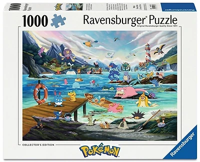 Ravensburger Pokemon Vaporeon & Temperate Marine - 1000 Piece Puzzle