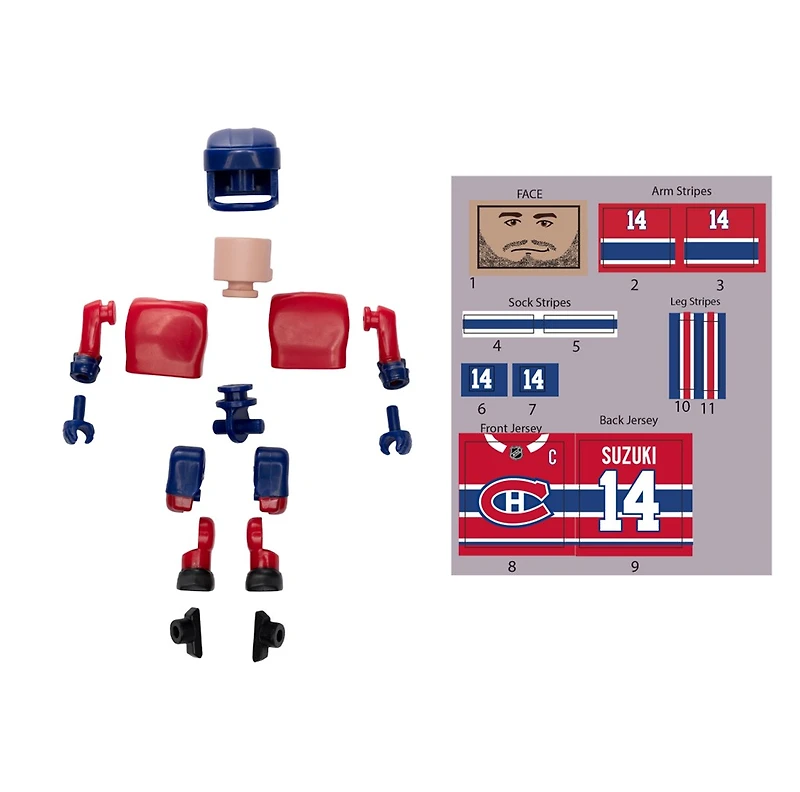 Nick Suzuki (Montreal Canadiens) Construct-a-Figure