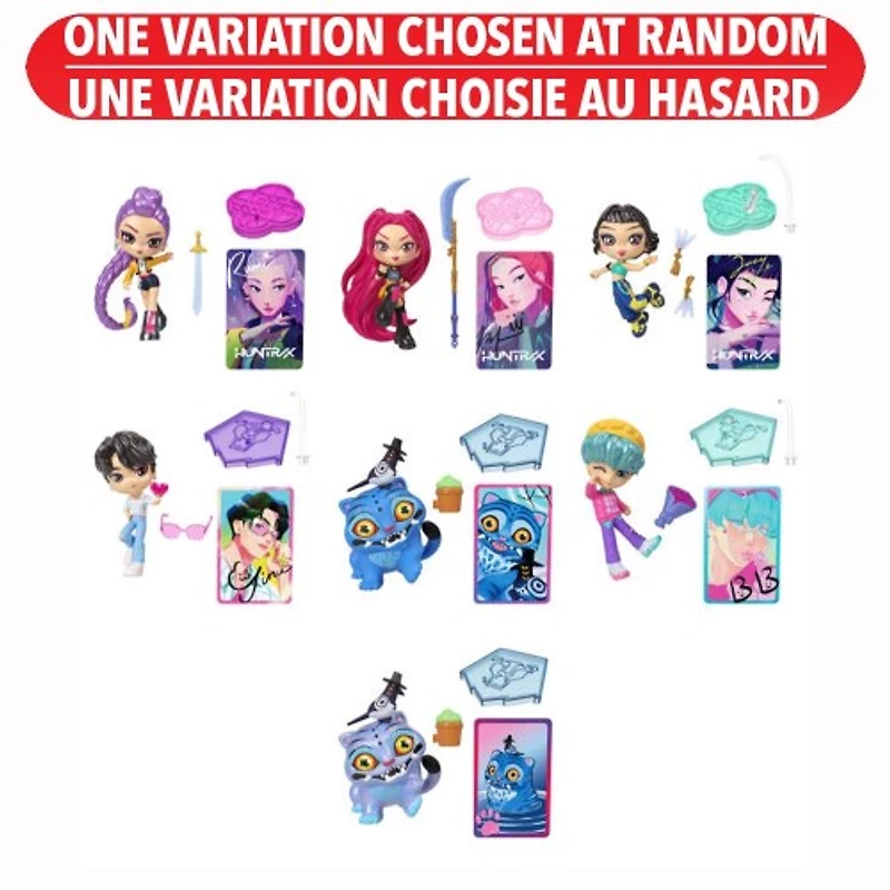 KPOP Demon Hunters For the Fans Mini Figures 6pc Assorted – One Variation Chosen at Random