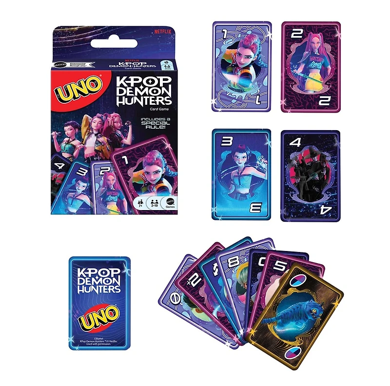 UNO KPOP Demon Hunters Card Game