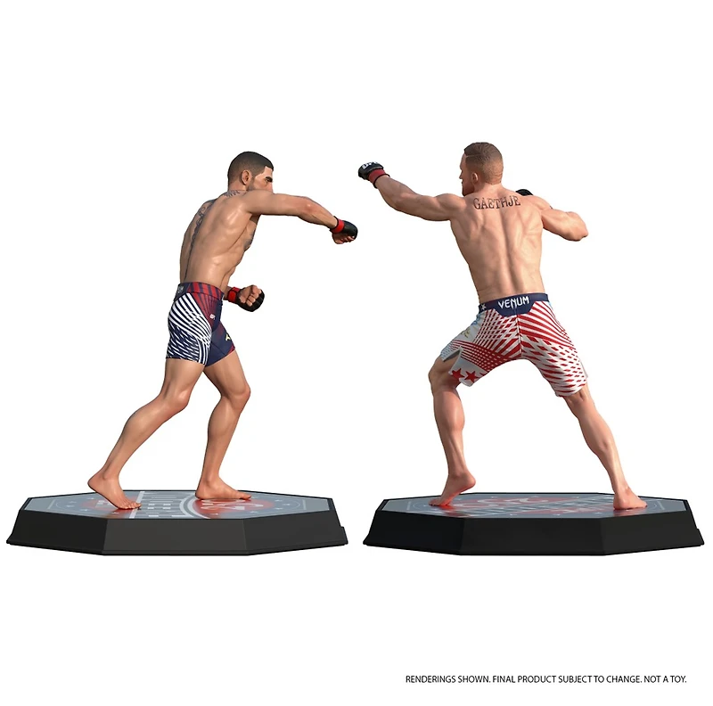 UFC Ilia Topuria vs Justin Gaethje (Freedom 250) 7-Inch Posed Figure 2 Pack McFarlane’s SportsPicks