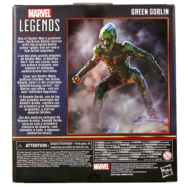Marvel Legends Series Green Goblin, Spider-Man: No Way Home Deluxe 6-Inch Action Figure Set