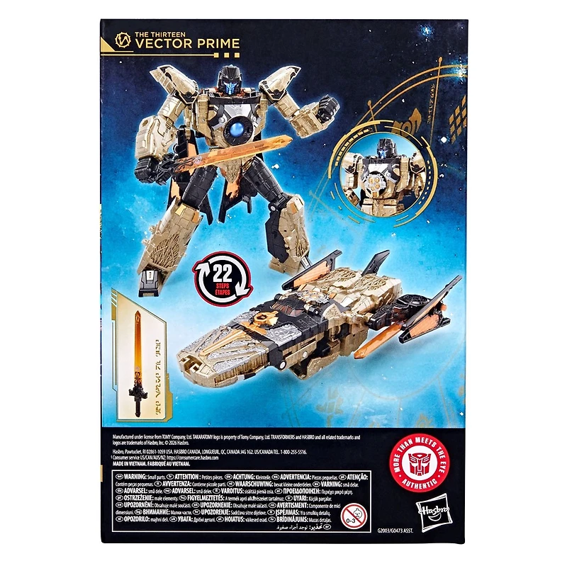 Transformers Age of the Primes The Thirteen Vector Prime Voyager Class Action Figure