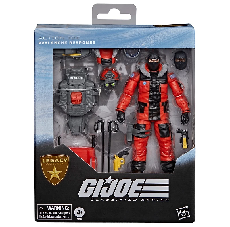 G.I. Joe Classified Series Legacy Collection: Action Joe - Avalanche Response Action Figure Set
