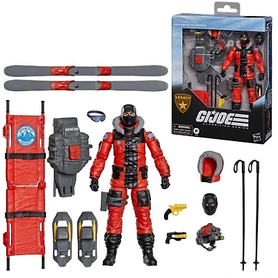 G.I. Joe Classified Series Legacy Collection: Action Joe - Avalanche Response Action Figure Set