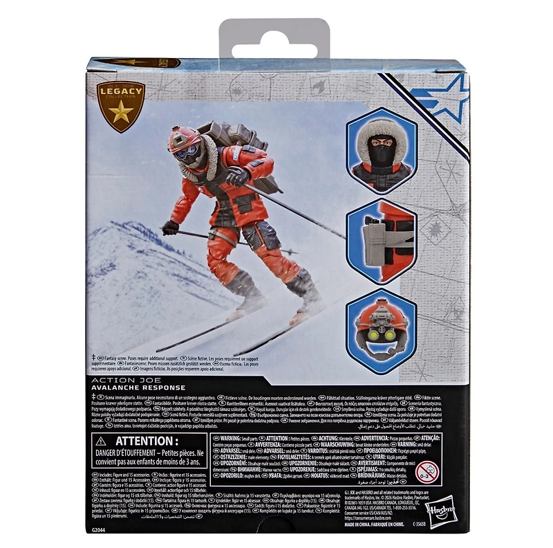 G.I. Joe Classified Series Legacy Collection: Action Joe - Avalanche Response Action Figure Set