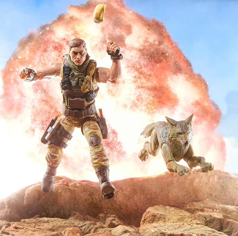 G.I. Joe Classified Series #217, Dusty & Coyote Sandstorm Action Figure and Pet