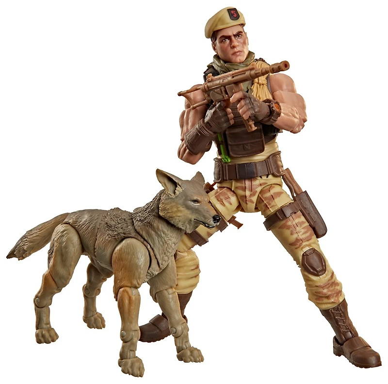 G.I. Joe Classified Series #217, Dusty & Coyote Sandstorm Action Figure and Pet