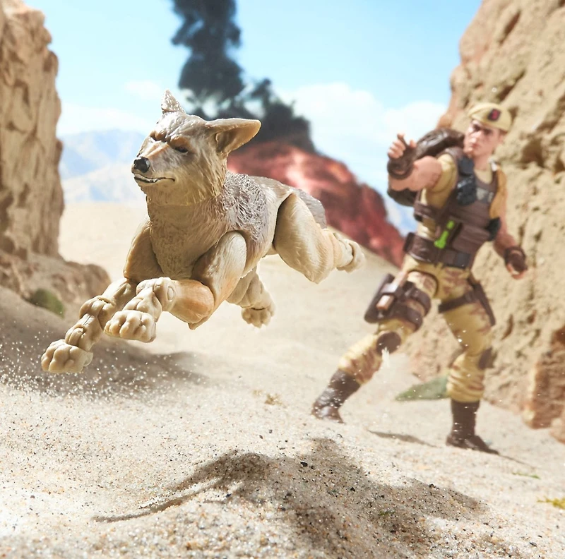 G.I. Joe Classified Series #217, Dusty & Coyote Sandstorm Action Figure and Pet
