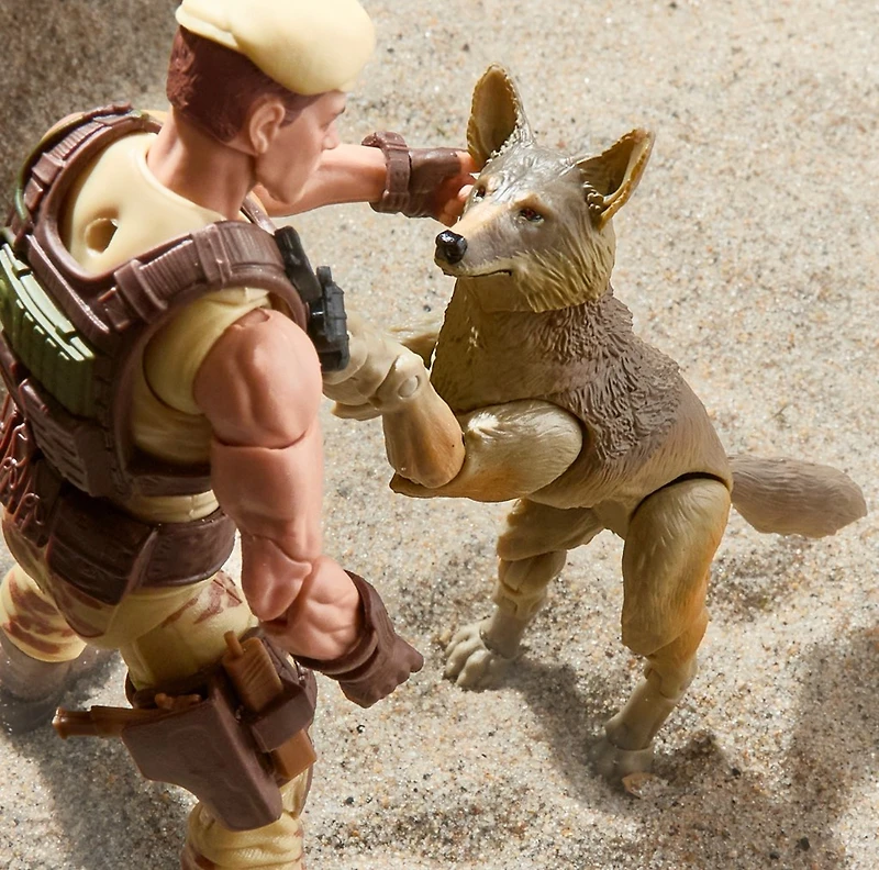 G.I. Joe Classified Series #217, Dusty & Coyote Sandstorm Action Figure and Pet