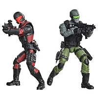 G.I. Joe Classified Series #218, Snake Eyes & Varmint ATV Vs. Stealth Viper & Cobra Stealth Flight Pod (Trubble Bubble)