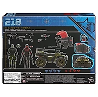 G.I. Joe Classified Series #218, Snake Eyes & Varmint ATV Vs. Stealth Viper & Cobra Stealth Flight Pod (Trubble Bubble)