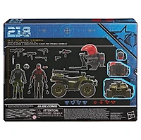 G.I. Joe Classified Series #218, Snake Eyes & Varmint ATV Vs. Stealth Viper & Cobra Stealth Flight Pod (Trubble Bubble)
