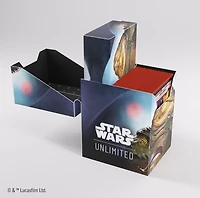 Star Wars: Unlimited Leia Organa & Jabba The Hutt Soft Crate Deck Box