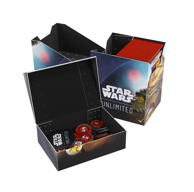 Star Wars: Unlimited Leia Organa & Jabba The Hutt Soft Crate Deck Box