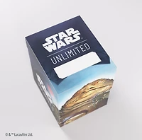 Star Wars: Unlimited Leia Organa & Jabba The Hutt Soft Crate Deck Box