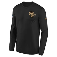 San Francisco 49ers Rivalry Sideline Legend Big Kids' Nike Dri-FIT NFL Long-Sleeve T-Shirt