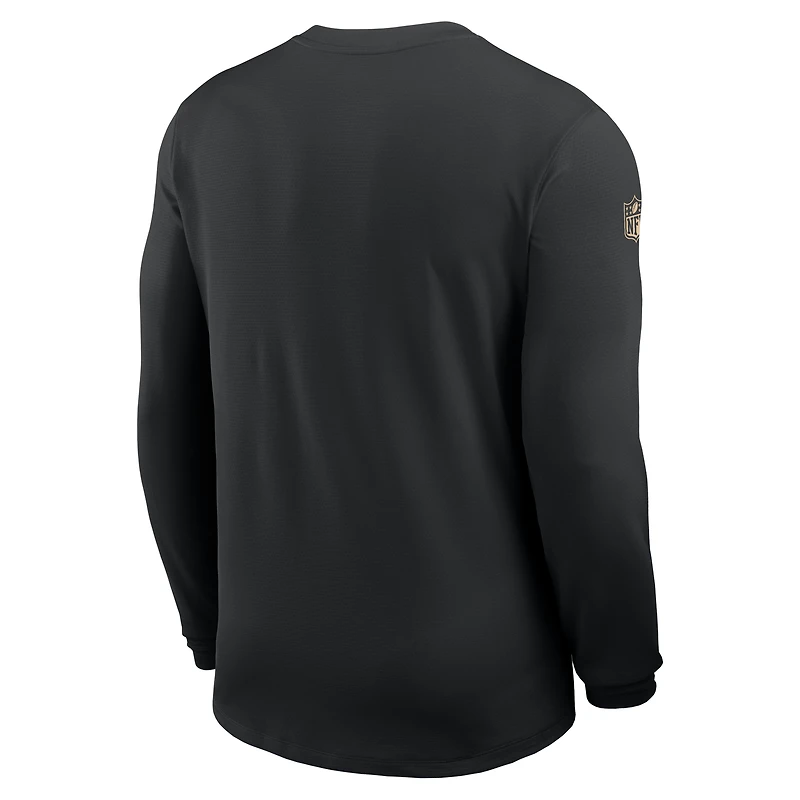 New Orleans Saints Sideline Coach Men's Nike Dri-FIT NFL Long-Sleeve Top