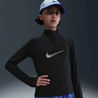 Nike Pro Big Kids' (Girls') Dri-FIT 1/4-Zip Top