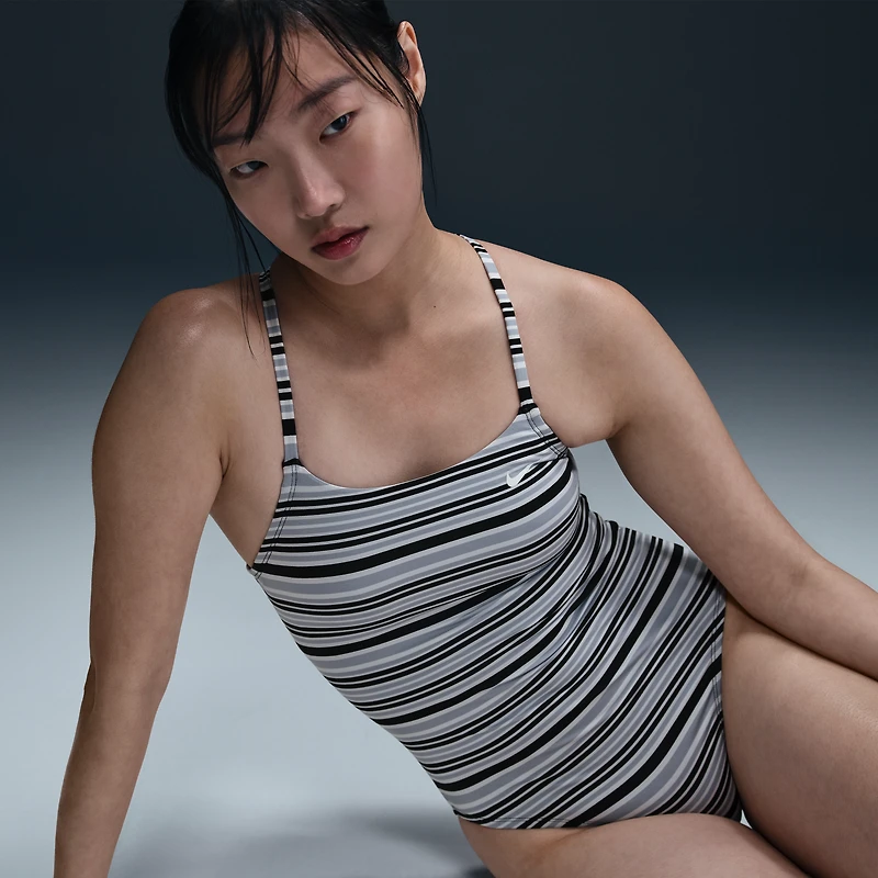 Nike Swim Women's Lace-Up One-Piece