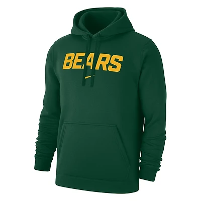 Baylor Club Fleece Men's Nike College Pullover Hoodie