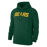 Baylor Club Fleece Men's Nike College Pullover Hoodie