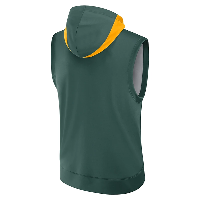 Athletics Authentic Collection Men’s Nike Dri-FIT MLB Sleeveless Pullover Hoodie