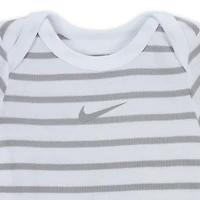 Nike Baby Bodysuit, Pants, and Terry Socks 3-Piece Set