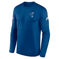 Indianapolis Colts Alt Legend Small Logo Men's Nike Dri-FIT NFL Long-Sleeve T-Shirt