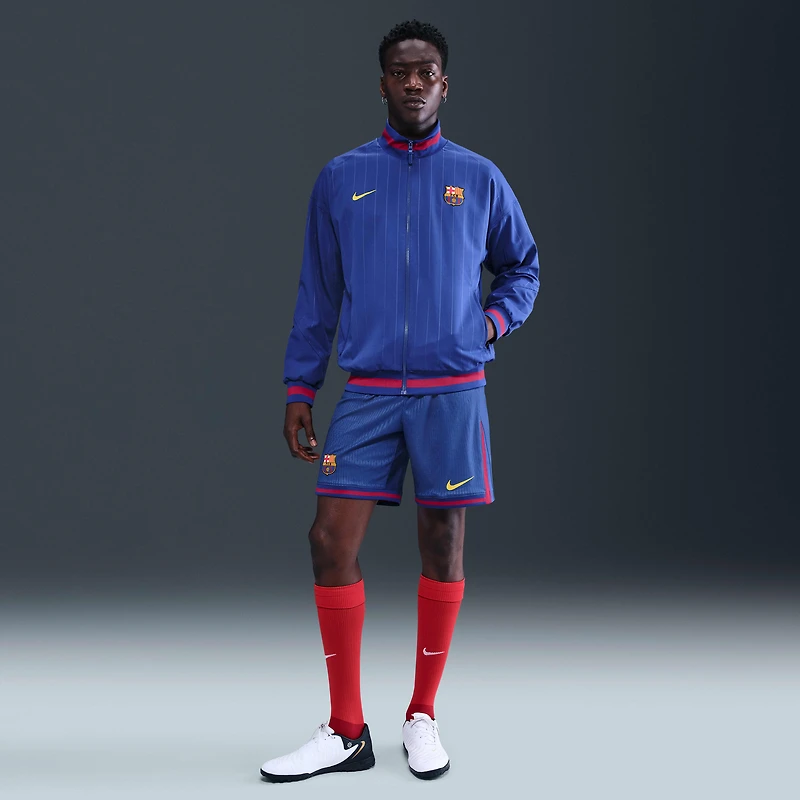 FC Barcelona Strike Home Men's Nike Dri-FIT Soccer Anthem Jacket