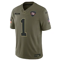 Malik Nabers New York Giants Salute to Service Men's Nike Dri-FIT NFL Limited Jersey