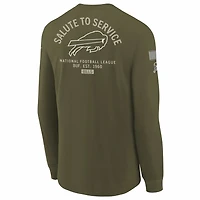 Buffalo Bills Salute to Service Sideline Big Kids’ Nike NFL Long-Sleeve T-Shirt