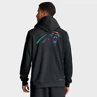 Carolina Panthers Crucial Catch Sideline Men's Nike Dri-FIT NFL Pullover Hoodie