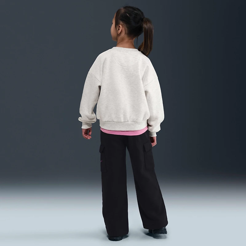 Nike Essentials Toddler Graphic Crew and Cargo Pants Set