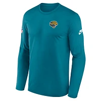 Jacksonville Jaguars Alt Legend Small Logo Men's Nike Dri-FIT NFL Long-Sleeve T-Shirt